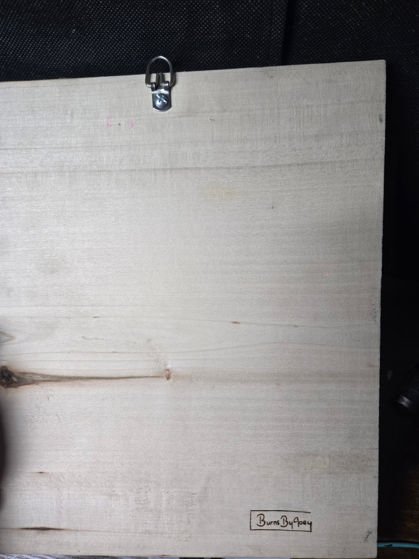Astronaut Woodburning