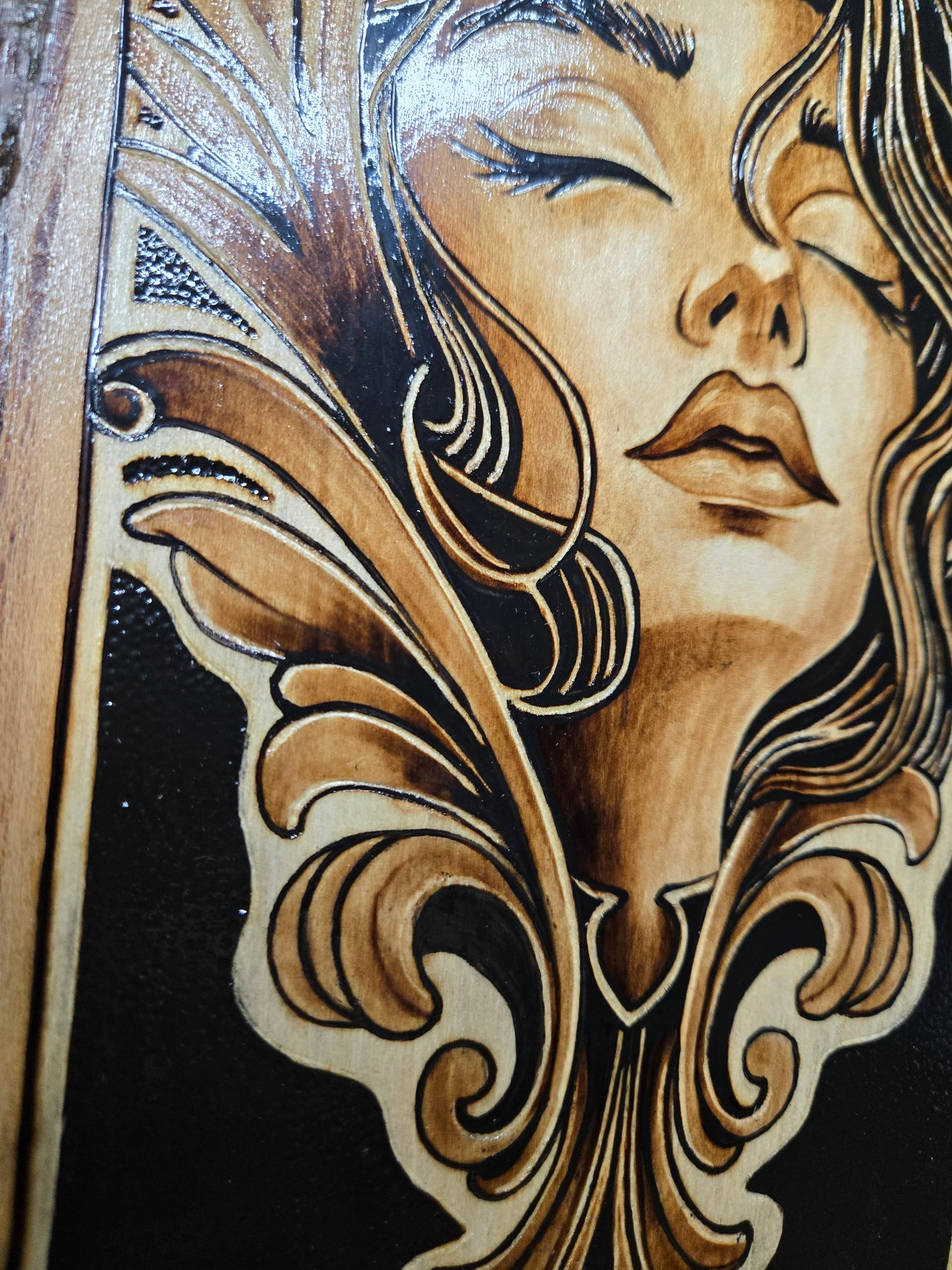 "Soft Decay" Woodburning
