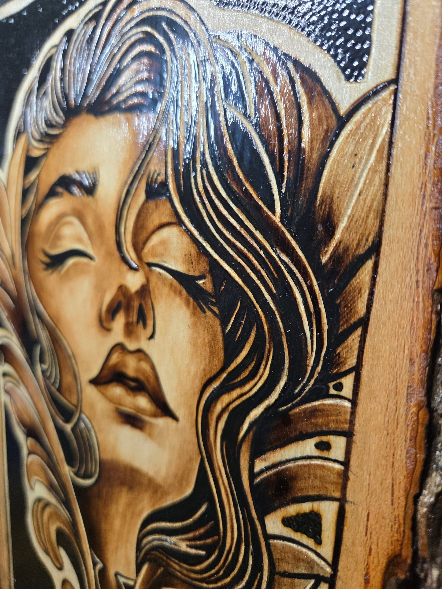 "Soft Decay" Woodburning