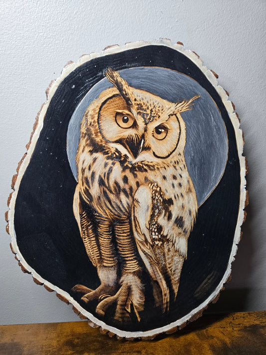 Midnight Owl Woodburning