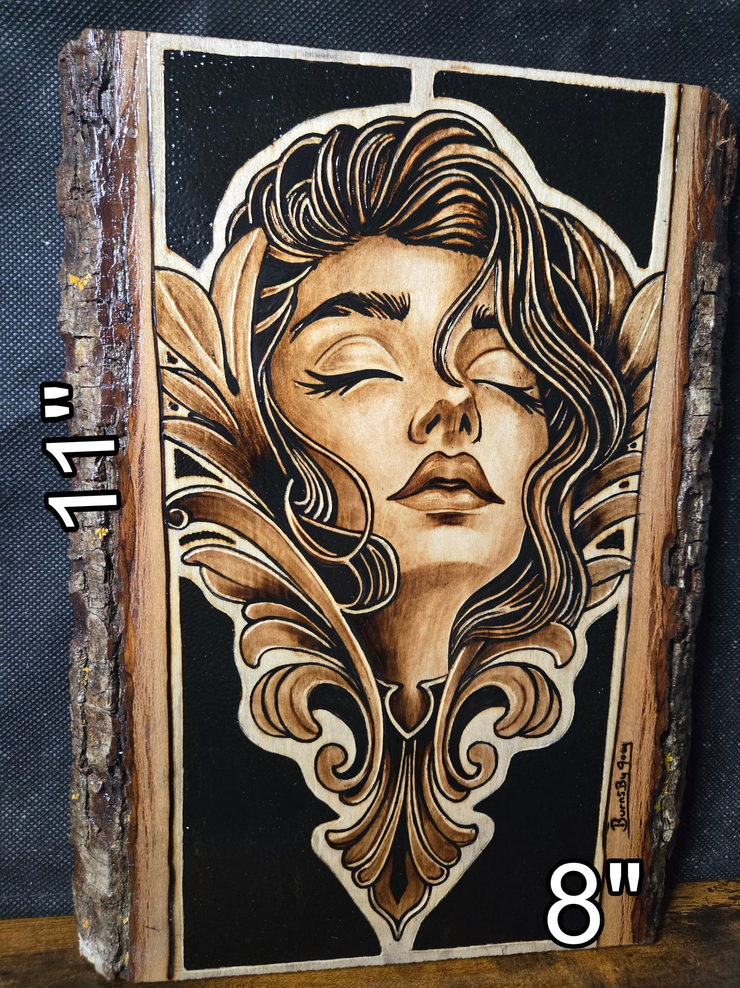 "Soft Decay" Woodburning