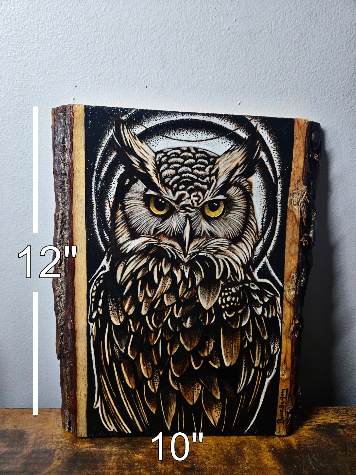 Owl Guardian – Original Woodburn Art