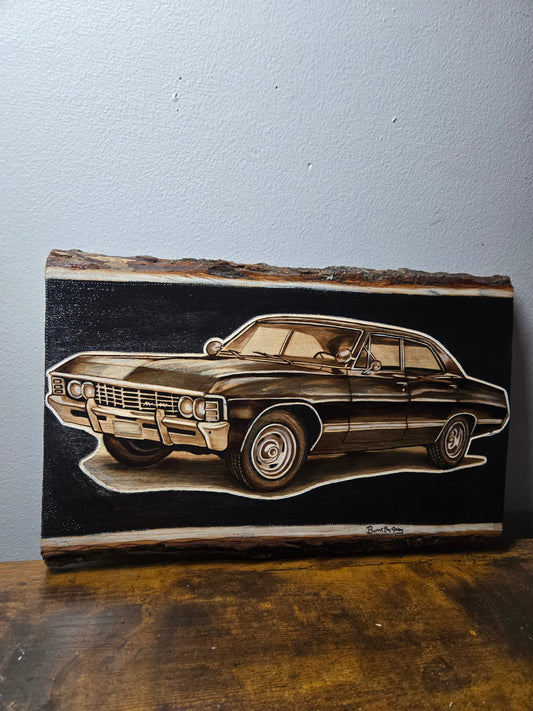 1967 Chevrolet Impala Woodburning